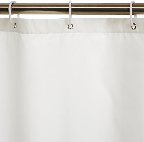 Amazon Basics Bathroom Shower Curtain, Water Repellent Fabric - Image 2