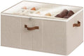 StorageWorks 24-Pair Large Shoe Storage Box, Adjustable Dividers by StorageWorks