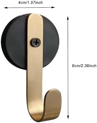 Strong Magnetic Hooks, 2 Pack Reliable Magnet Hanger - Image 2