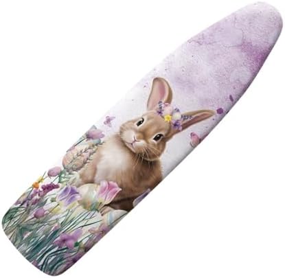 Bunny Tulip and Easter Eggs Ironing Board Cover and Pad by Hinthetall