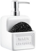RQYIXI 2-in-1 Ceramic Dish Soap Dispenser by RQYIXI