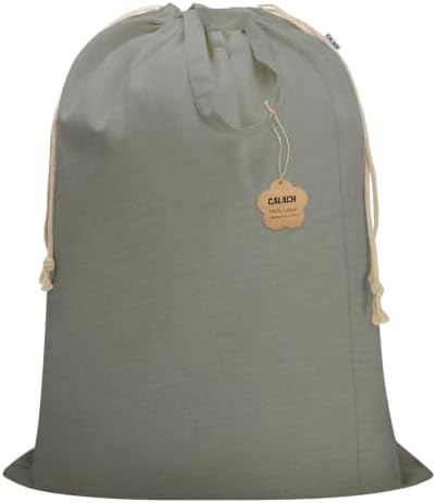 Cotton Canvas Laundry Bag 30"Wx 35"H by CALACH