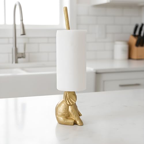 Elephant Toilet Paper Holder 16'' Cast Iron Paper Towel Holder Funny Toilet - Image 3