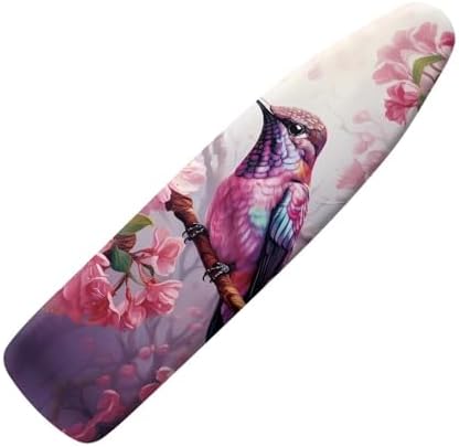 Hummingbird Flower Ironing Board Cover and Pad 15x54 Iron Board Protective by Tongluoye