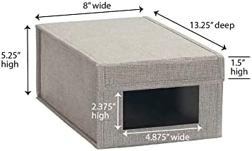 Household Essentials Small Drop Front Shoe Box - Image 6