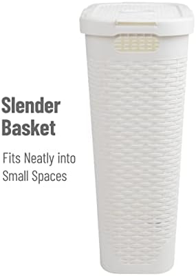 Mind Reader Slim Laundry Hamper - Image 6