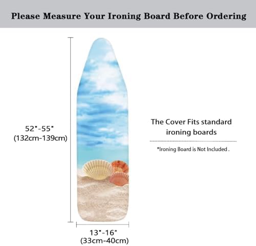 Beach Seashell Ironing Board Cover Scorch Stain Resistant Cover Heavy Duty Iron - Image 5