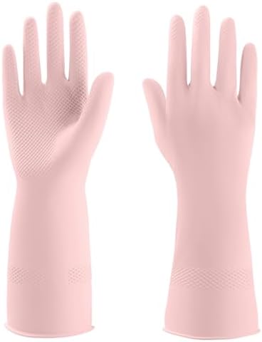 Rubber Gloves for Household, Dishwashing Gloves for Kitchen by IUCGE
