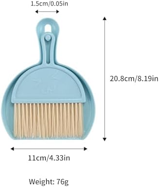 TAORANJU Small Broom and Dustpan Set, Portable Mini Dustpan and Brush Set - Image 2