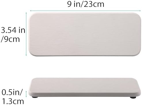 NiuYichee 2Pcs Stone Soap Trays Water Absorbing Diatomite Coaster - Image 3