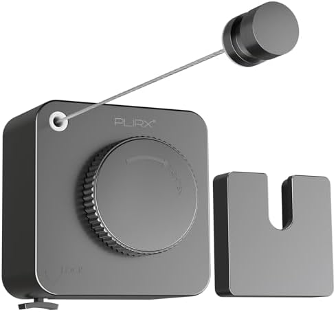 Retractable Clothesline Indoor, Non-Sagging Outdoors Clothesline Retracting by PLIRX