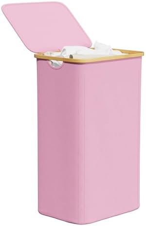 SpaceAid Laundry Hamper with Lid, 110L Large Tall Clothes Basket Bin with by SpaceAid