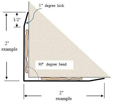 1 1/2" x 1 1/2" x 48" Stainless Steel Corner Guard, Includes Adhesive, Pack of 10 Units