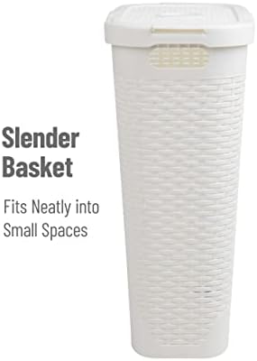 Mind Reader 40L Slim Laundry Hamper - Image 6