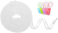 uxcell Windproof Clothesline, 8M 26ft Plastic Non-Slip Clothes Drying Rope by uxcell