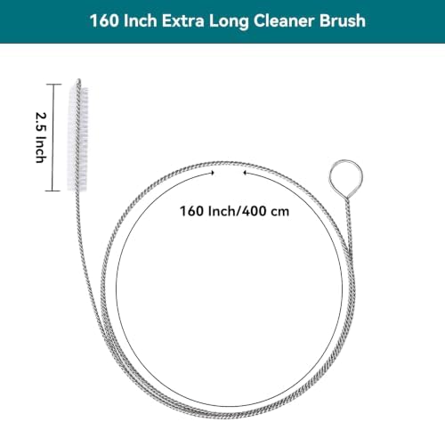 2-Pack 160-Inch Flexible Drain Brush - Image 2