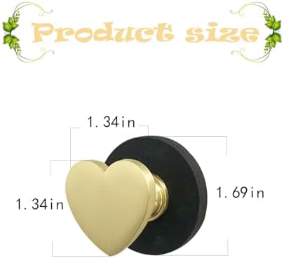 4pcs Heart Coat Hook, Magnetic Hooks Heavy Duty - Image 2