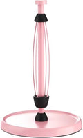 Pink Paper Towel Holder Countertop, Stainless Steel, Weighted Base, Paper Towel by SWAITEE
