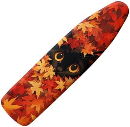 Thanksgiving Black Cat Ironing Board Cover and Pad, Standard Size 16x55 inche by Oamsistay
