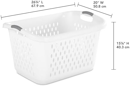 2.7 Bushel Extra Large Plastic Laundry Basket - Image 3