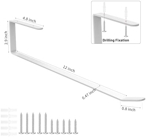 2 PCS Under Cabinet Paper Towel Holder - Image 2
