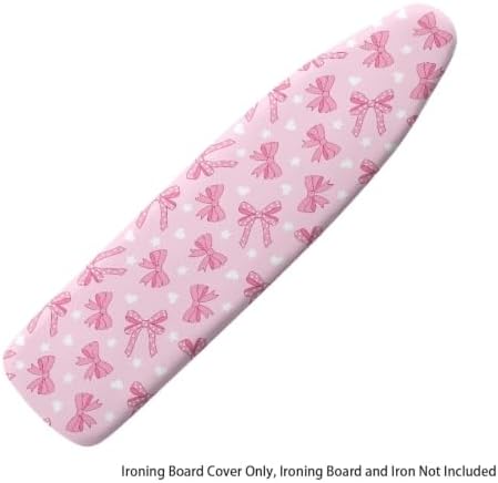 Pink Bow Ironing Board Covers Standard Stylish Washable Ironing Board Protector - Image 6