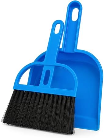 Mini Dustpan and Brush Set, Compact Desktop Cleaning Kit by Unknown
