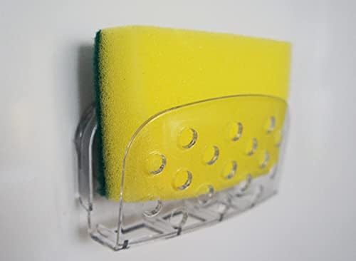 2 Pack Sponge Holders with Suction, Kitchen Sink Dish Brush Sponge Caddy - Image 2