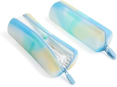 Cotton Round Swab Travel Case, 2-in-1 Beauty Organizer - Image 2