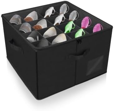 Shoe Organizer for Closet, Foldable Box by TaoTaoTse