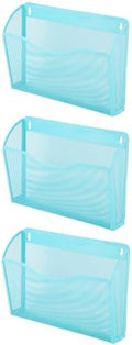 EASEPRES 3 Single Pocket Mesh Hanging File Organizer, Vertical Wall Mounted by EASEPRES