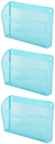 EASEPRES 3 Single Pocket Mesh Hanging File Organizer, Vertical Wall Mounted by EASEPRES