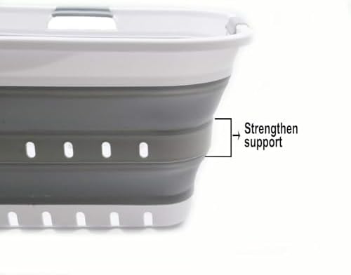 SAMMART 42L Collapsible Plastic Laundry Basket - Image 6