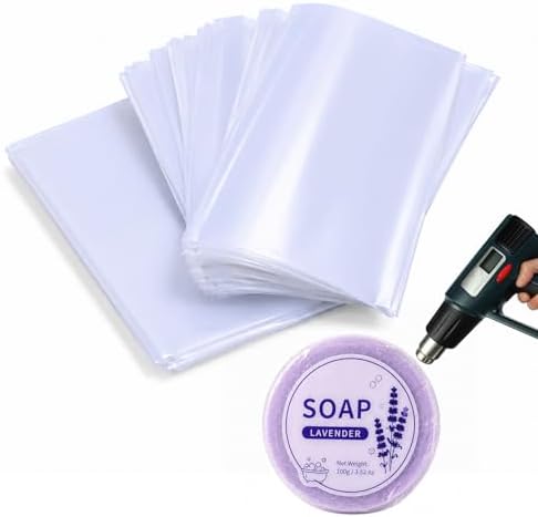 WIKDAY Heat Shrink Wrap Bags 200 PCS 6x10 Inches Cellophane Bags Wrapping by WIKDAY