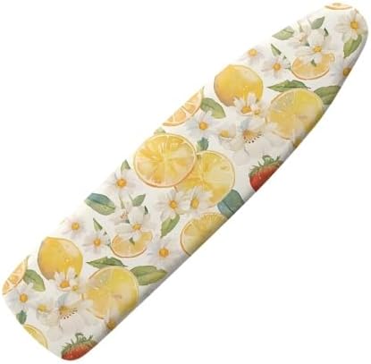 Cute Floral Lemon Ironing Board Cover and Pad Standard Ironing Board Cover by Darisoco