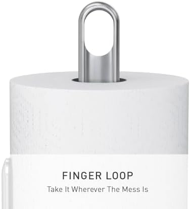 simplehuman Tension Arm Countertop Paper Towel Holder, Easy One-Handed Tear - Image 4