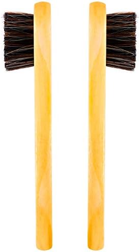 Jovitec 3 Pieces Horsehair Polish Applicator Brush Kit Saddle Soap Shoe Shine - Image 3
