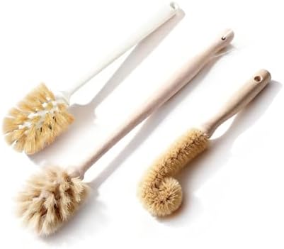 Bottle Brush & Dish Scrubber Set by milinkllc