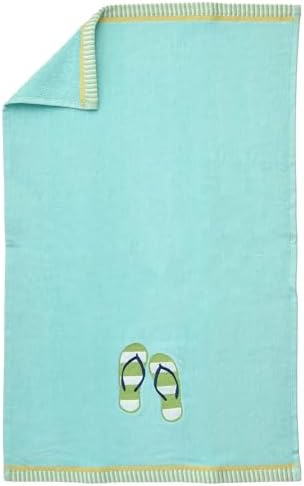 Ritz 2-Piece Cotton Velour Bathroom Hand Towel Set, Embroidered Striped Flip - Image 6