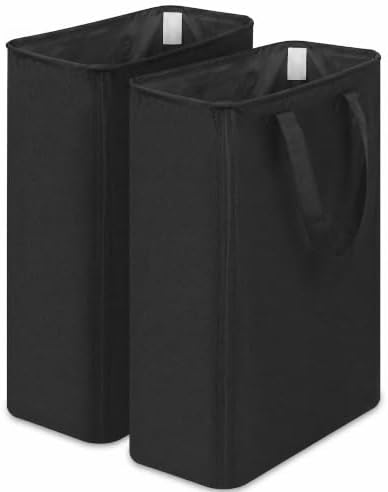 efluky 2 Pack Slim Laundry Basket, Narrow Laundry Hamper by efluky