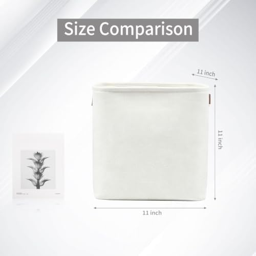 Bagnizer Collapsible Fabric Storage Cubes 11x11 Cube Storage Bins, 4 Pack - Image 3