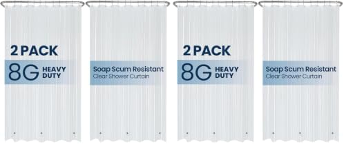 LiBa Waterproof Plastic Shower Curtain by Liba