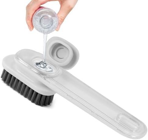 Shoe Brush, Laundry Stain Brush, Liquid Dispenser Shoe Cleaning Brush by Unknown