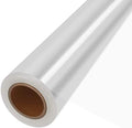 JOYIT 35in x 110ft Clear Cellophane Wrap Roll, 3 Mil Thick, 17.5in Folded by JOYIT