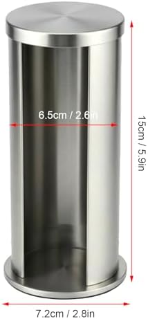 Yosoo Health Gear Stainless Steel Cotton Pad Holder, Round Makeup Organizer - Image 6
