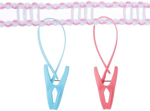 uxcell Windproof Clothesline, 8M 26ft Plastic Non-Slip Clothes Drying Rope - Image 5