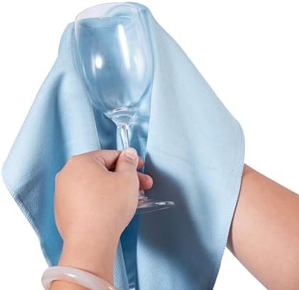 KLNYOO Microfiber Glass Cleaning Cloths Lint Free Streak Free Quickly and - Image 5