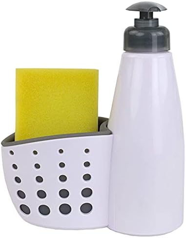 Countertop Soap Pump with Perforated Sponge Holder - Image 4