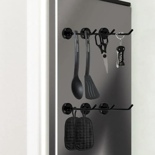 Heavy Duty Magnetic Hooks 10 Pack, Durable Rustproof Neodymium Magnets - Image 6