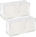 2Pcs Acrylic Paper Towel Dispenser, Paper Towel Holder Countertop Clear Multi by Unknown